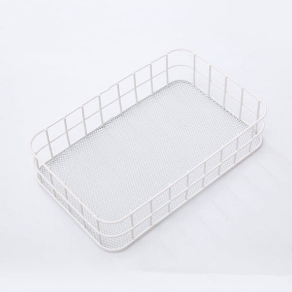 ERDOUY Storage Box for Pantry Organizer and Storage,Perfect for Bathroom,Cabinet,Kitchen,Fridge,Closet Organization Supplies 9.84*6.29*2.75inch(White)