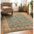 thumbnail image 6 of Well Woven Barclay Sarouk Traditional Oriental Panel Light Blue 6'7" x 9'6" Area Rug, 6 of 6