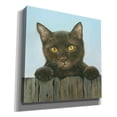 thumbnail image 2 of Epic Graffiti 'Black Kitten' by Janet Pidoux, Canvas Wall Art, 12"x12", 2 of 8