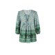 thumbnail image 5 of Sunloudy Blusa de primavera para mujer, camisa bohemia con cuello en V y flores de manga 3/4 con cuello en V, blusas sueltas estilo suéter de otoño para mujer Sunloudy  moda, 5 of 10