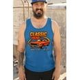 thumbnail image 4 of Vintage Classic 1970 Muscle Car Men's Tank Top American Power Legendary V8 Performance, 4 of 7