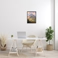 thumbnail image 2 of Stupell Soaring Eagle Mountain Valley Landscape Photography Black Framed Art Print Wall Art, 2 of 7