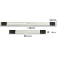 thumbnail image 2 of yeacher Home House Refrigerator Mobile Réglable Stand Machine à Laver Base Mobile Articles Lourds Déplacer Support de Rouleau de Base 24 Roues Meubles Universels Base Mobile, 2 of 8