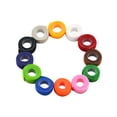 thumbnail image 1 of 12 piezas 12 collares de diferentes colores anillo de cuello de poliéster para mascotas suministros prácticos para mascotas para cachorros de perro, 1 of 4