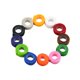 thumbnail image 1 of 12 piezas 12 collares de diferentes colores anillo de cuello de poliéster para mascotas suministros prácticos para mascotas para cachorros de perro, 1 of 5