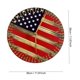 thumbnail image 3 of Fiudx Reloj de Bandera, Reloj de Madera Artesanal, Diseño Único de La Bandera de Ee. Uu., Elegante Detalle Decorativo para El Hogar, Ideal para Sala de Estar y Oficina, Regalo para Amantes Del Arte,, 3 of 6