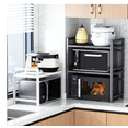 thumbnail image 3 of Estante De Cocina Horno Microondas Extensible De Doble Capa, 3 of 5