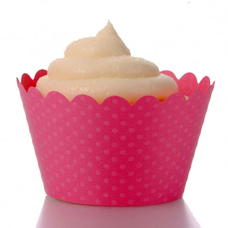 Dress My Cupcake Standard Hollywood Pink Cupcake Wrappers, Set of