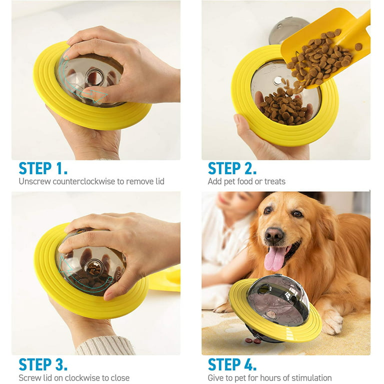 Dog Puzzle Toys Interactive Pet Treat Dispenser for Medium/Large