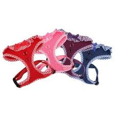 puppia vivien ruffle dog harness