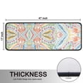 thumbnail image 5 of Kitchen Rugs Sets Of 2,Multicolor Paisley Pattern Anti Fatigue Kitchen Mat Rugs Non Slip Washable,Decorative Kitchen Floor Mats for Kitchen,Sink,Laundry,17"x47"+17"x47", 5 of 5