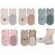 thumbnail image 1 of Calcetines antideslizantes Exegawe para bebés pequeños con empuñaduras, 5 pares, 1 of 6