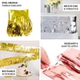 thumbnail image 3 of Efavormart 16FT Metallic Gold Foil Tassel Fringe Backdrop Banner, Tinsel Garland Decor, 3 of 11