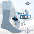 thumbnail image 6 of 240 Pairs Of Yacht & Smith 30 Inch Wholesale Men's Long Tube Socks, Cotton Sport Tube Socks Size 10-13 (Gray), 6 of 7