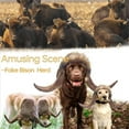 thumbnail image 4 of UOSIA Halloween Dog Horn Wig Soft Bull Dog Costumes Winter Warm Hat Dog Wig Clothes, 4 of 7