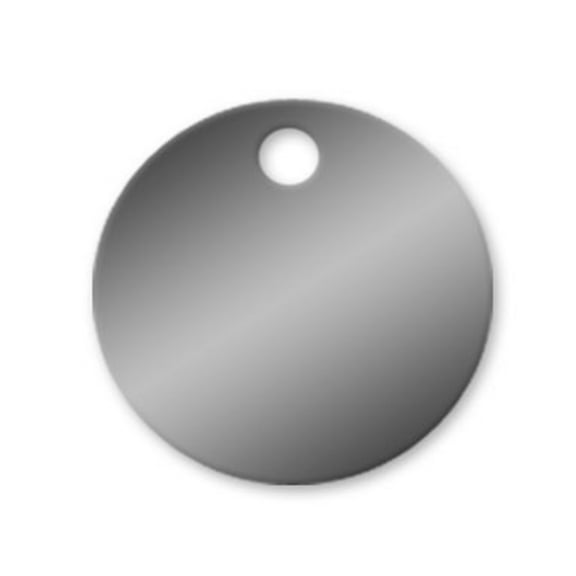 2 inch Stainless Steel Circle Tags - 316 Grade - .050 Thickness - Pack/25