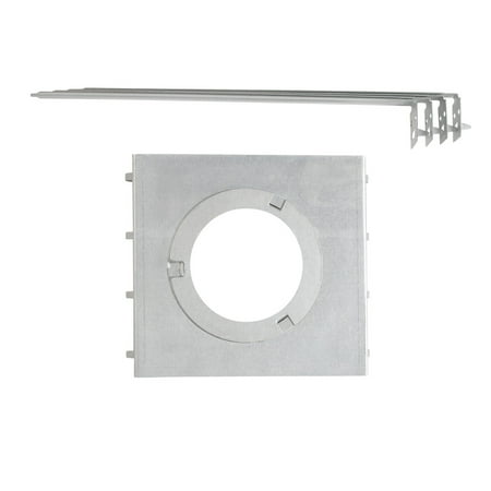 Semi Recessed Mount - Globe Electric Aluminum Recessed Lighting Mounting Plate with Hanger Bars, 90141