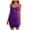 Purple, variant on Women Backless Dress Women's Sexy Spaghetti Strap Bodycon Cowl Neck Party Cocktail Maxi Dress(Blue,2XL)
