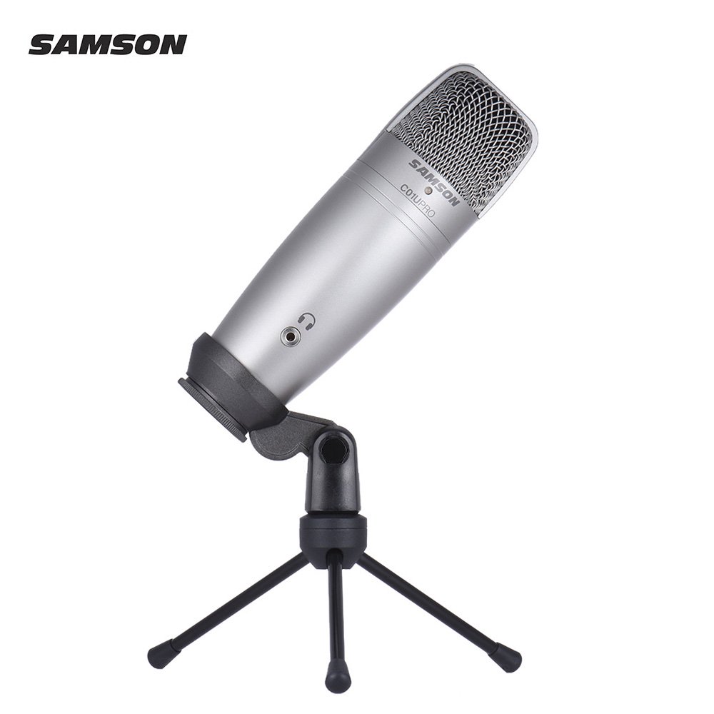 SAMSON C01U PRO USB Studio Condenser Recording Microphone Mic Large