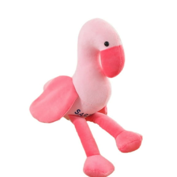 Soft Flamingo Plush Toy -9.8 Inch Simulated Pink Flamingo Plush Stuffed Animal, Cute Boy and Girl Children's Toy