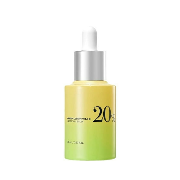 Green Lemon Vitamin C Serum with Vitamin E, Hyaluronic Acid & Ferulic Acid, 20ml