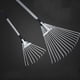 thumbnail image 2 of Adjustable Stainless Steel Garden Rake with Extendable Handle, 2 of 4