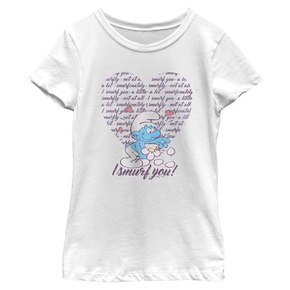 Girls The Smurfs I Smurf You T Shirt