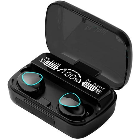 Wireless Earbuds Bluetooth 5.1 Headphones Compatible with Samsung Galaxy M10s, IPX7 Waterproof TWS Stereo Headphones in Ear Built in Mic Headset