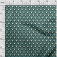 thumbnail image 2 of oneOone Cotton Flex Dark Teal Green Fabric Block Fabric For Sewing Printed Craft Fabric By The Yard 40 Inch Wide, 2 of 4