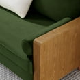 thumbnail image 4 of Kellan Loveseat in Walnut Moss Green, 4 of 9