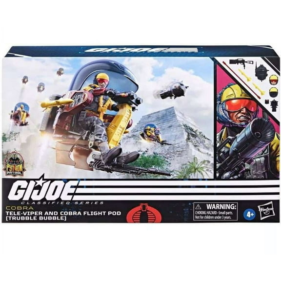 Hasbro G.I. Joe Classified Tele-Viper and Cobra Flight Pod Age 3  Action Figure, Plastic (6")