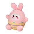thumbnail image 3 of Conejo de cáscara de huevo de Pascua, adorable muñeco de conejito, adorno para fiesta, regalo de 25 cm de peluche rosa, 3 of 9