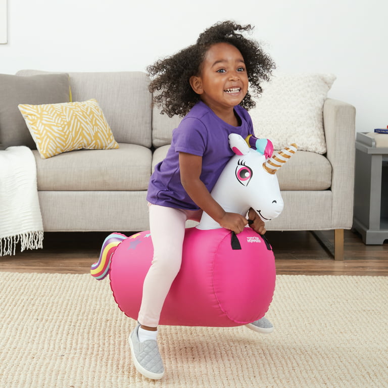 Big Steps Inflatable Cow Hopper Pink