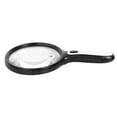thumbnail image 4 of Generic New 4-LED Handheld Magnifying Glass for Seniors, Optical Lenses with 3X and 6X Magnification, 125mm Lens Diameter, Lightweight ABS and Acrylic Design, Battery Not Included, 4 of 7