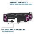 thumbnail image 4 of Buckle-Down Pet Collar, Dog Collar Plastic Buckle, Leopard Close Up Pink, 13 to 17 Inches 1.5 Inch Wide, 4 of 8