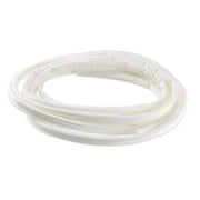 Uxcell 8mm Depth x 2.8mm Gap Groove 13.12 Feet Length Foam Weather Stripping White