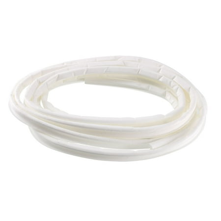 Uxcell 8mm Depth x 2.8mm Gap Groove 13.12 Feet Length Foam Weather Stripping White