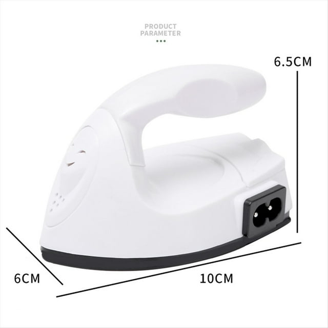Children's Handmade DIY Electric Iron, Mini Iron Name Sticker Special Iron Small Iron Sewing Tools.US Plug Pink
