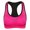 Hot Pink, variant on Sngxgn Womens Sports Bra Padded Low Impact Thin Strap Workout Yoga Bra(Grey,XL)