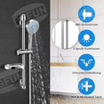 thumbnail image 4 of 5 Mode Shower Set With Shower Column, Hand Shower, Bathroom Shower Hose, 4 of 5