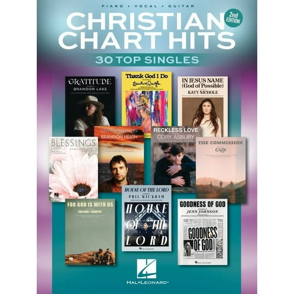 Christian Chart Hits - 2nd Edition: 30 Top Singles Arranged for Piano/Vocal/Guitar, (Paperback)
