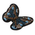 thumbnail image 4 of veasfak Butterfly Sequin Beaded Patch Sewing Embroidery Motif Applique Patches DIY Blue, 4 of 9