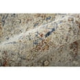 thumbnail image 4 of 8' X 10' Tan Orange And Red Floral Power Loom Distressed Area Rug With Fringe, 4 of 9