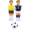 thumbnail image 2 of 22Pcs Foosball hombre tabla hombres jugador de futbol parte Amarillo + marino con Pelota, 2 of 5