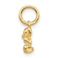 thumbnail image 3 of Auriga Fine Jewelry 14K Yellow Gold Polished Teddy Bear Charm Pendant for Women (L-12 mm,W-8 mm), 3 of 7