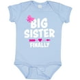 thumbnail image 3 of Inktastic Big Sister Finally with Bow and Arrow Girls Baby Bodysuit, 3 of 5