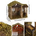 thumbnail image 2 of Figura de pesebre estable iluminada por la Natividad, Fovths, 37 cm, resina, 2 of 7