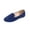 Blue, variant on Women's Embellished Round Toe Button Flats, Sparkly Slip-On Loafers for Dressy Casual Spring Summer