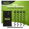 thumbnail image 2 of 7Penn Ground Anchors Heavy Duty for High Winds 4p - Black 16in Screw In Stake, 2 of 2