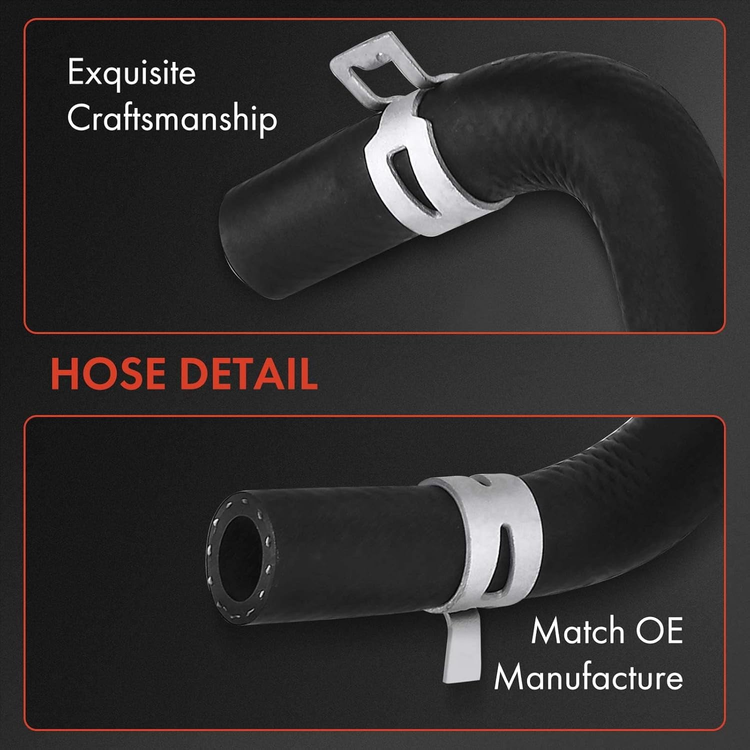 A-Premium Power Steering Reservoir Hose Line Compatible with Hyundai Entourage 2007-2008 Kia Sedona 2006-2010 V6 3.8L Reservoir To Pump